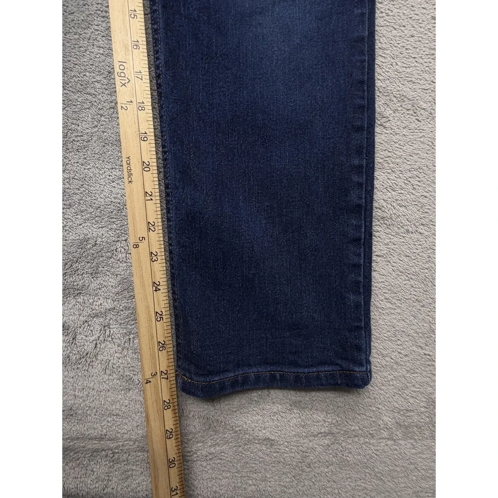 Carhartt Force Straight Jeans Mens Measured‎ 33x27 Blue Stretch Tapered Leg